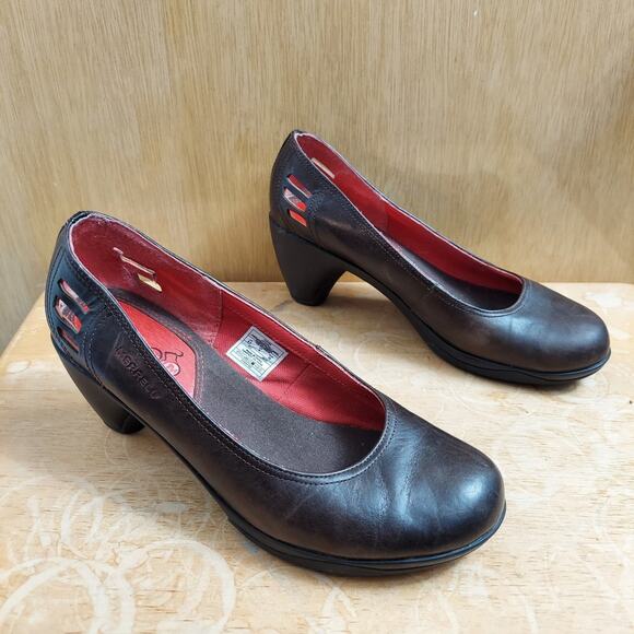 Merrell Evera Women's US 8.5 Pure Coffee Brown Cycling Pump Low Heel Shoes - Picture 2 of 9